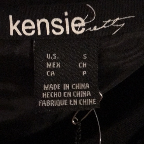 NWT! Vintage Kenzie Pretty Black Beaded Houndstooth Dress! Size Small #y2k - Picture 8 of 8